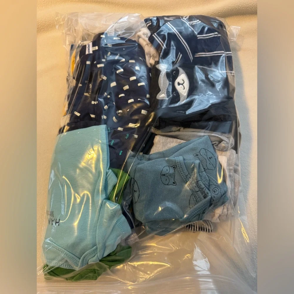 31pcs Newborn Boys Clothing & 1 Pair Shoes - Picture 14 of 15